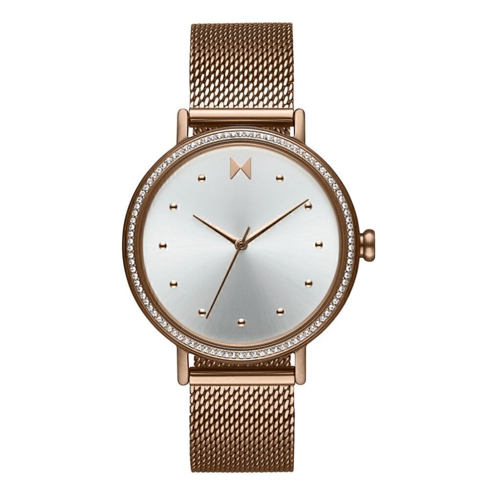 NWT Mvmt Women's Dot Rose Gold-Tone Mesh Bracelet Watch, 36mm - Rose Gold-Tone